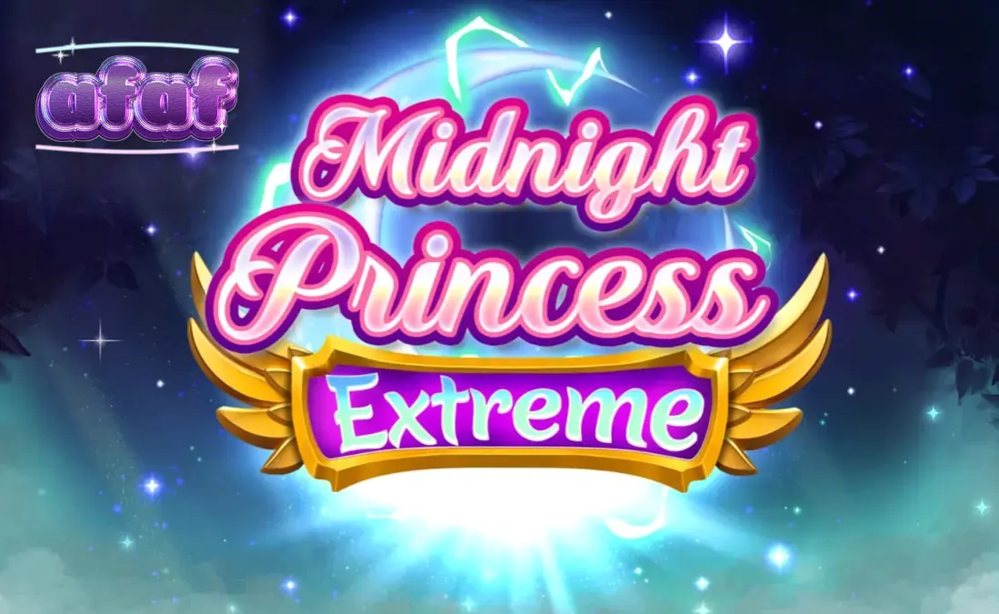 Tampilan visual slot Midnight Princess Extreme dengan latar belakang kosmik dan karakter putri anime.